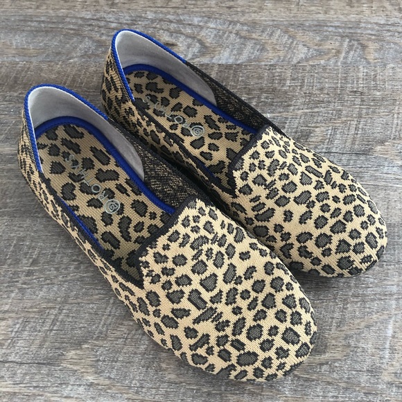 rothys leopard loafer